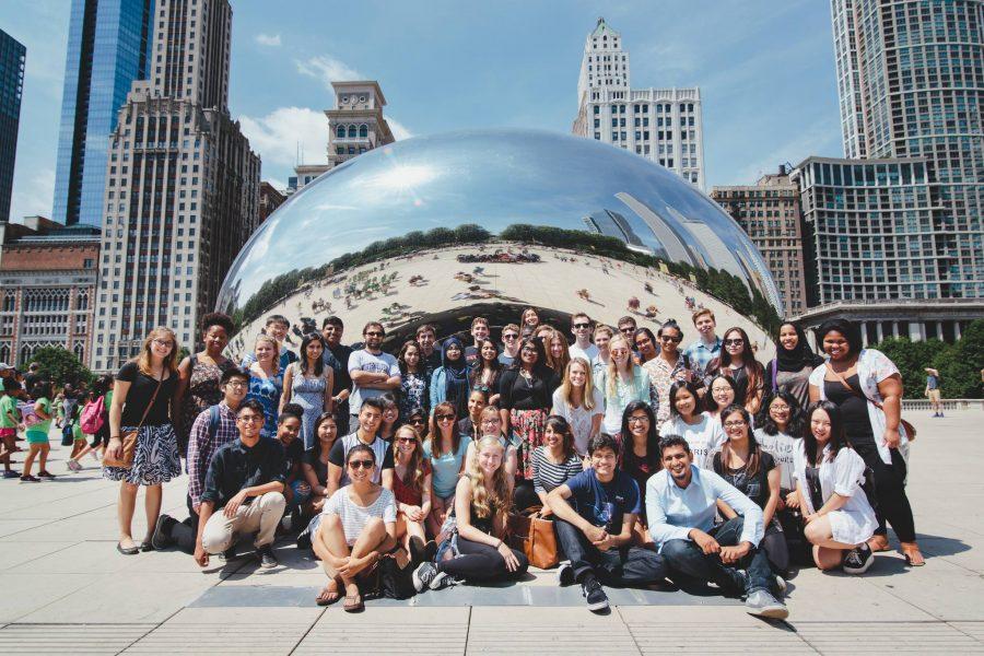 NU-Q students during Engage Chicago 2015 [Ethan Caldwell]
