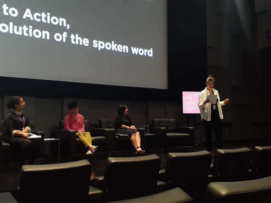 Media Majlis' panel discussion titled “A Call to Action, the evolution of the spoken word" on Tuesday. 