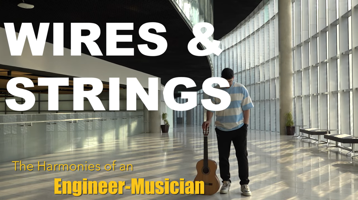 Wires and strings: A musician’s passion for engineering