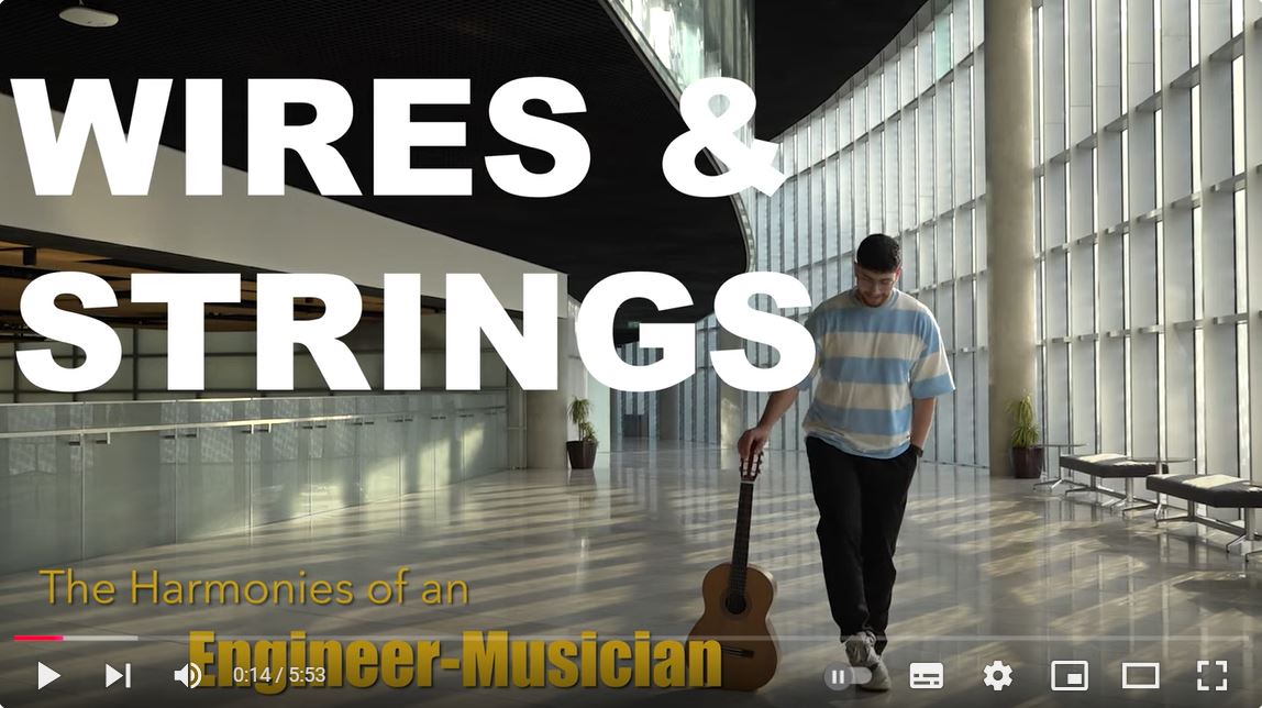 Wires and strings: A musician’s passion for engineering